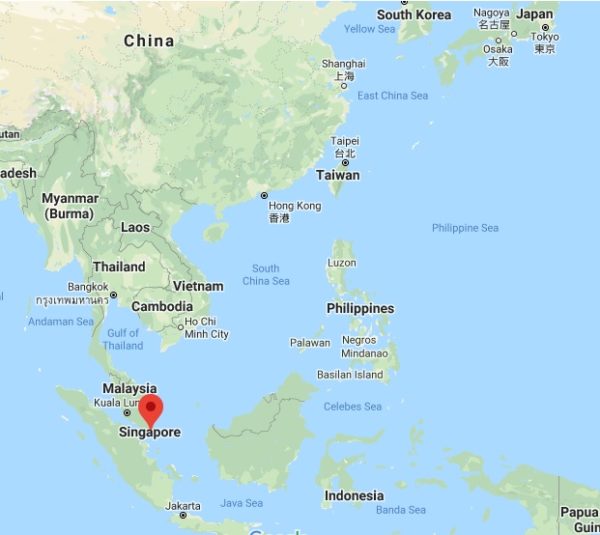 Singapore-location-on-world-map-0215 - Will的美语课